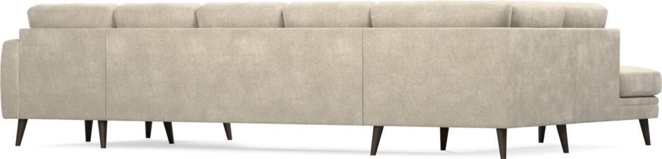 Eden - 3-sits soffa med divan vänster och schäslong höger - Beige