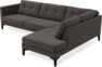 Rio - 3-sits soffa med divan höger - Grå