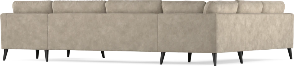 Bridge - Hörnsoffa, 2+3-sits med schäslong höger - Beige