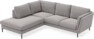 Madison - 2-sits soffa med divan vänster - Grå