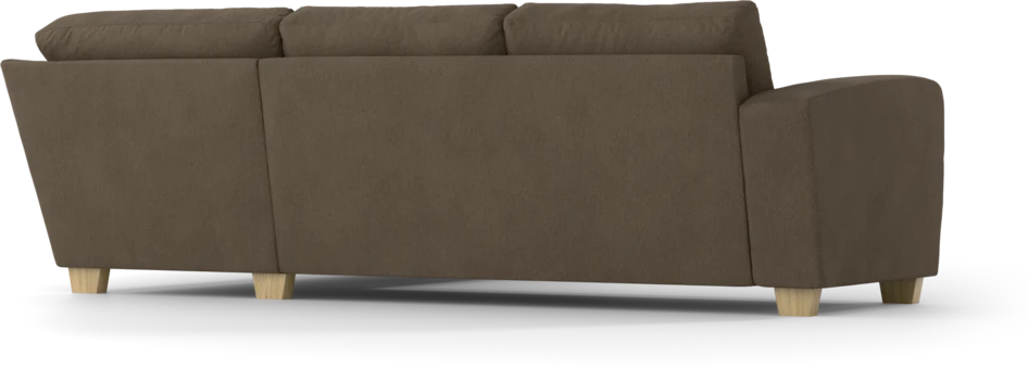 Friday - 2,5-sits soffa med divan höger - Brun
