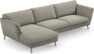 Madison Lux - 3-sits soffa med schäslong vänster - Grå