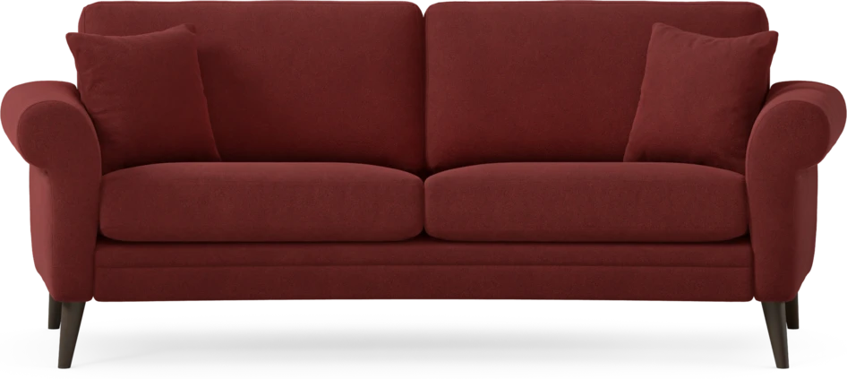 Eden - 2,5-sits soffa svängd - Röd