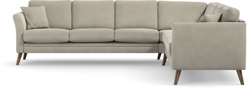 Eden - Hörnsoffa 3+3 - Brun