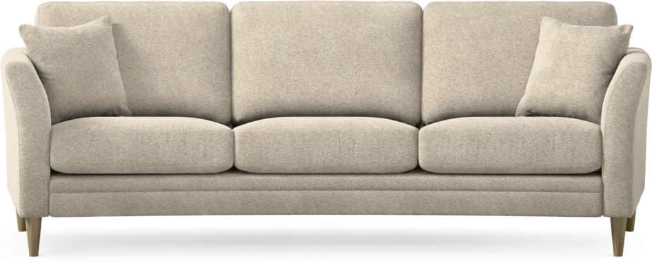 Eden - 3-sits soffa svängd - Beige