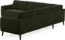 Bridge - Hörnsoffa, 3+3-sits - Grön