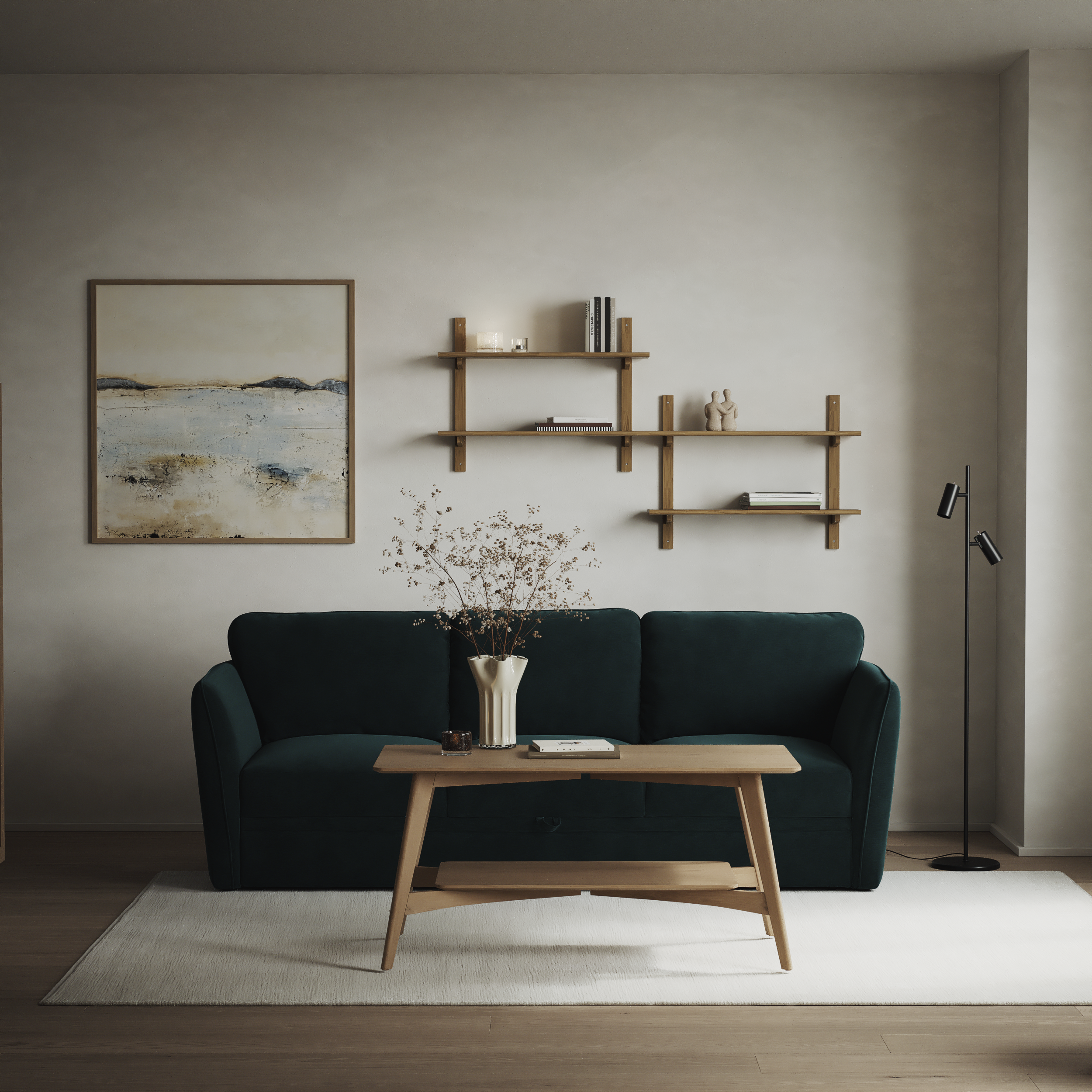 Öland - Bäddsoffa 3-sits, längsbäddad - inspiration