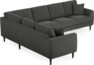 Eden - Hörnsoffa, 2+3-sits - Grå