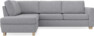Friday - 2,5-sits soffa med divan vänster - Grå