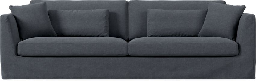 Willow - 4-sits soffa, med kappa - Blå