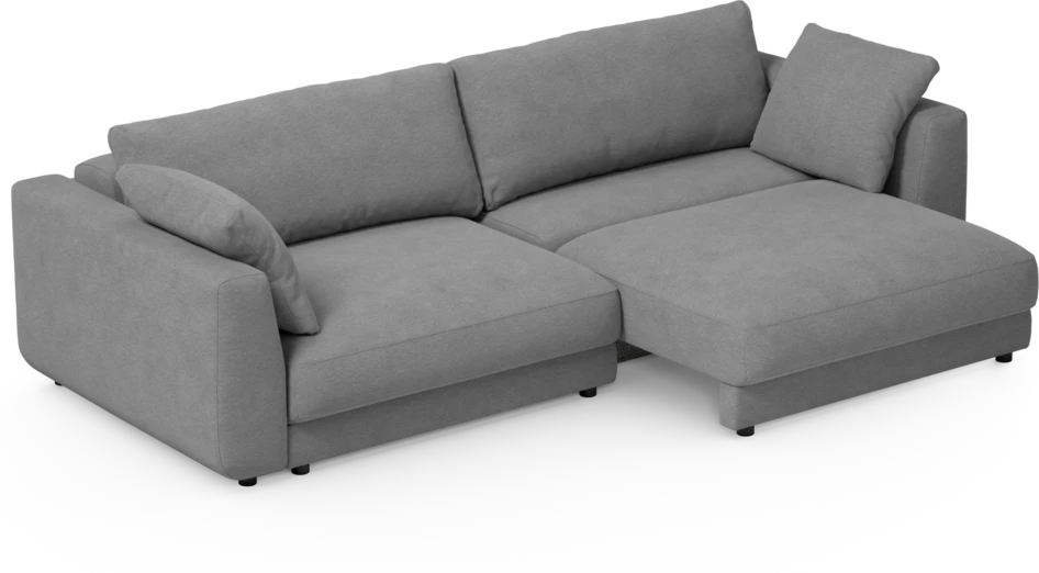 Amie - Bäddsoffa 4-sits - Grå