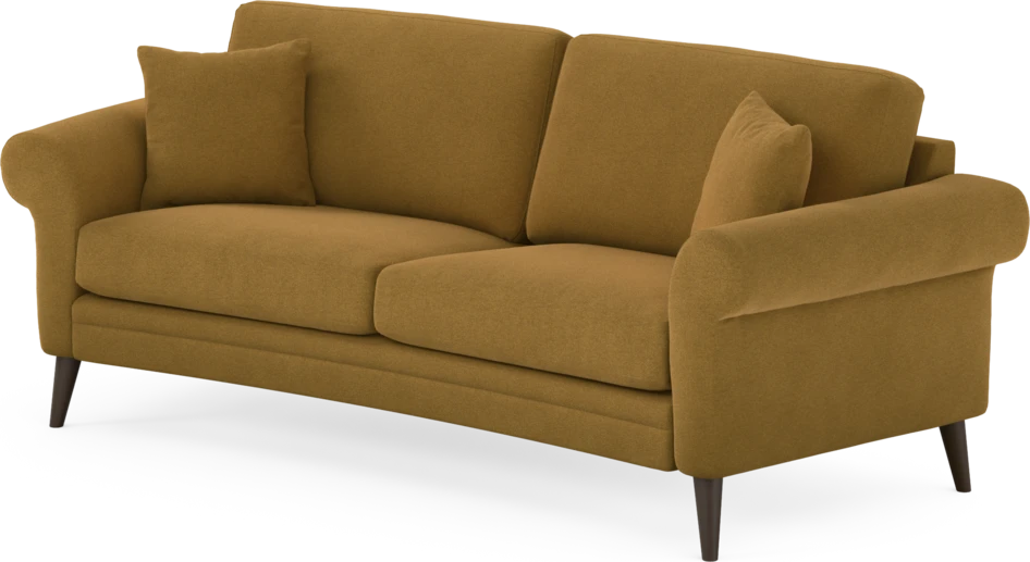 Eden - 2,5-sits soffa svängd - Gul