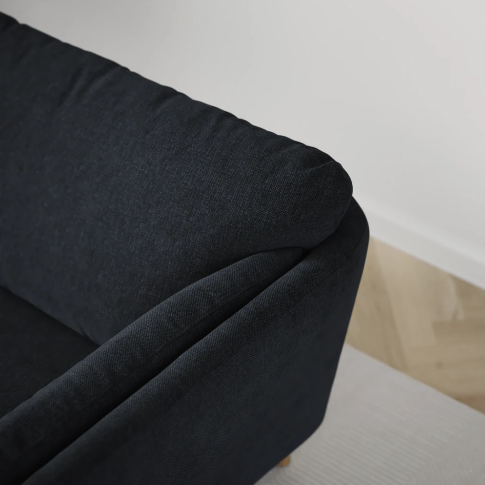 Madison - 2-sits soffa med divan vänster och schäslong höger - Blå