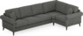 Eden - Hörnsoffa, 3+1-sits - Grå