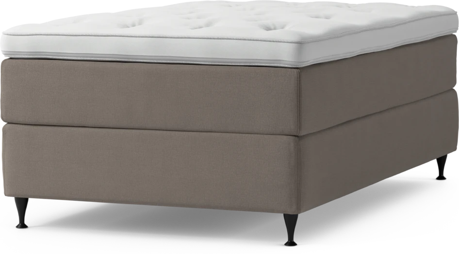 Delux Exclusive - Kontinentalsäng, enkelsäng 120 cm med bäddmadrass och sängben