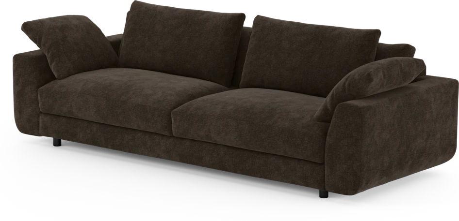 Amie - 4-sits soffa - Brun