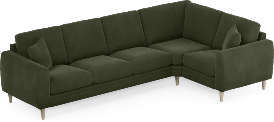 Eden - Hörnsoffa, 3+1-sits - Grön