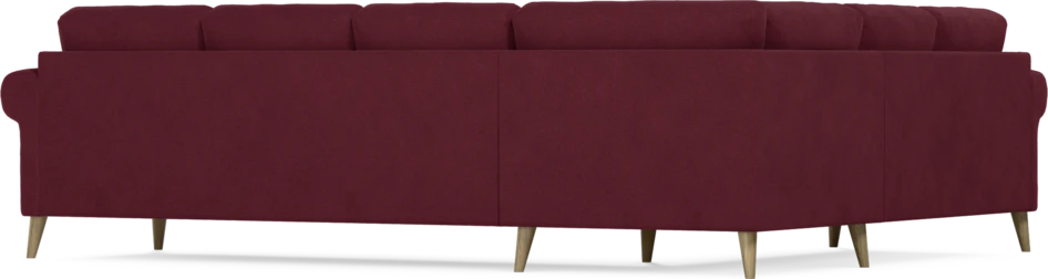 Eden - Hörnsoffa, 2+3-sits - Röd