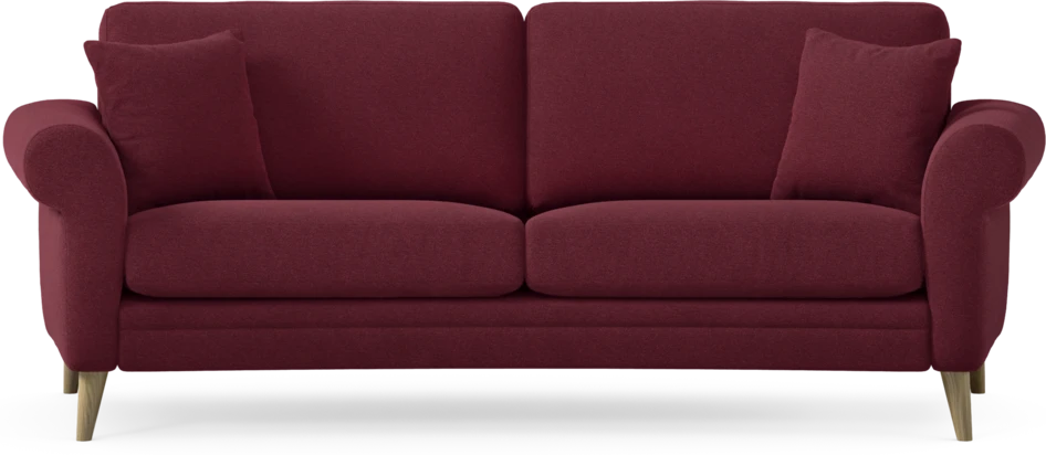Eden - 2,5-sits soffa svängd - Röd