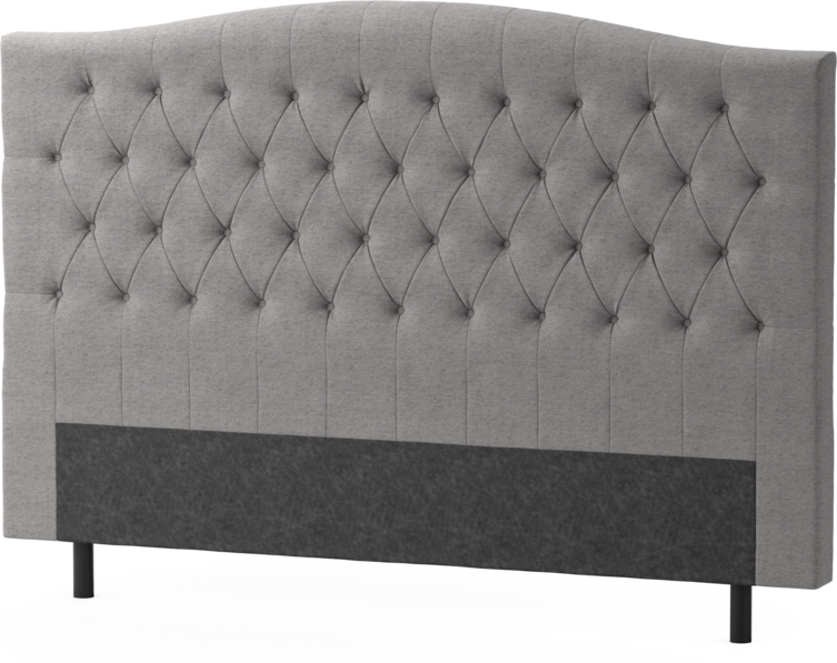 Delux Välvd - Sänggavel, 90-210 cm - Grå