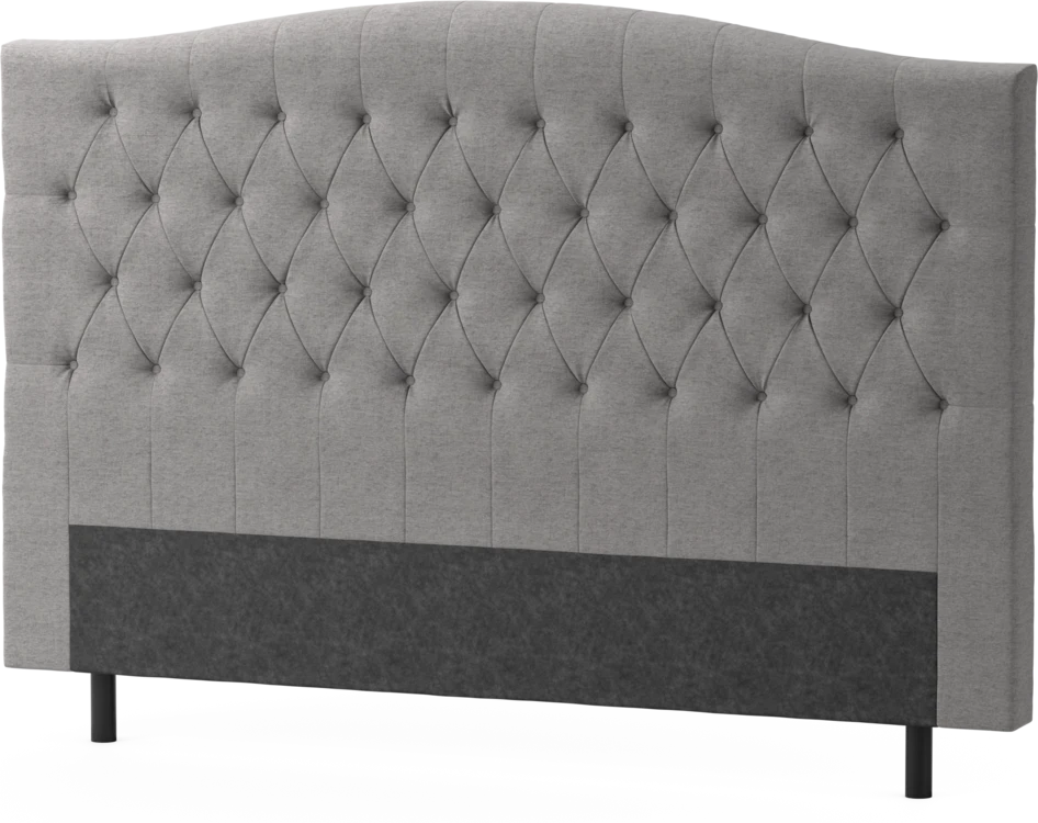Delux Välvd - Sänggavel, 90-210 cm - Grå