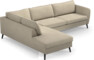 County - 2,5-sits soffa med divan vänster - Beige