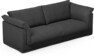 Cherrie - 3-sits soffa med kappa - Svart