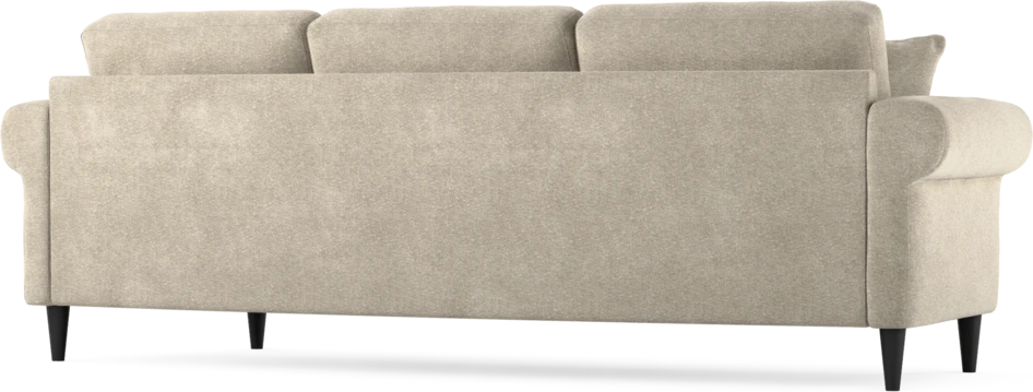 Eden - 3-sits soffa svängd - Beige