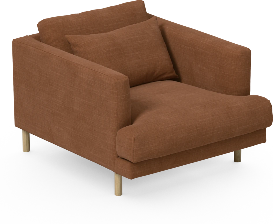 Harper - Fåtölj, 75 cm - Orange