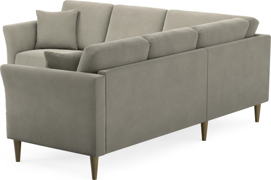 Eden - Hörnsoffa, 2+2-sits - Brun