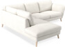 Madison Lux - 2-sits soffa med divan vänster - Vit