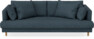 Harper - 3-sits soffa, hel dyna - Blå