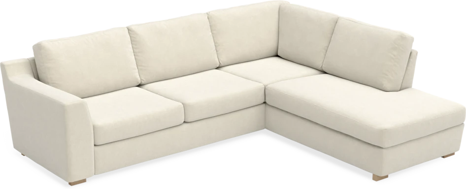 Friday - 2,5-sits soffa med divan höger - Beige