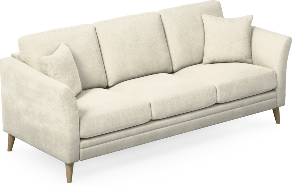 Eden - 3-sits soffa - Vit