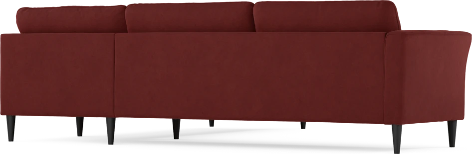 Bridge - Hörnsoffa, 3+2-sits - Röd