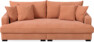 Rossi - 3-sits soffa, hel dyna - Gul
