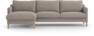 Winston - 3-sits soffa med schäslong, vändbar - Beige