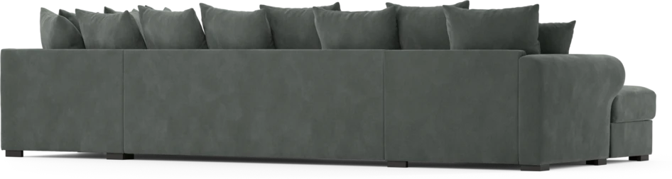 Town - 3-sits soffa med divan höger och schäslong vänster - Grå