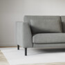 Willow - 3-sits soffa med divan vänster, fast klädsel - Grå