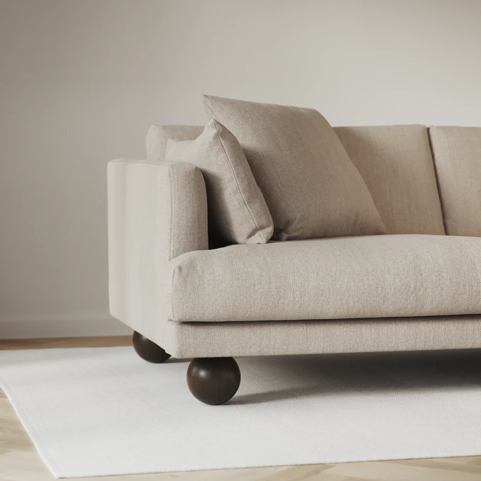 Harper - 3-sits soffa - Beige