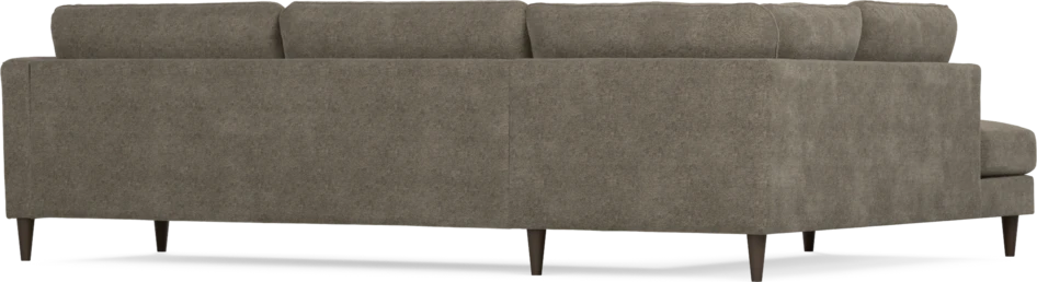 Bridge - 3-sits soffa med divan vänster - Brun