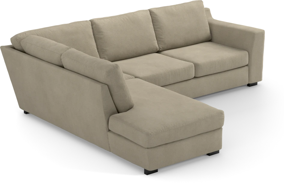 Friday - 2,5-sits soffa med divan vänster - Beige