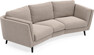 Madison - 3-sits soffa svängd, 70 cm - Beige