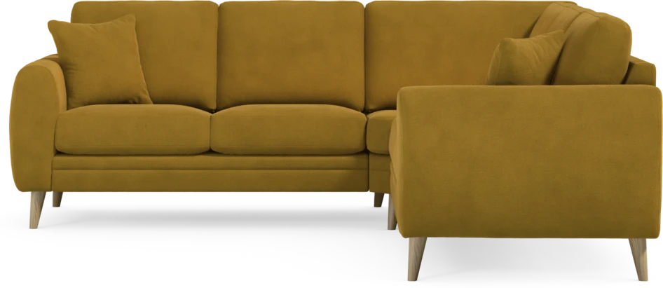 Eden - Hörnsoffa, 2+2-sits - Gul