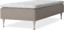 Delux Sense - Ramsäng, enkelsäng med bäddmadrass - Beige