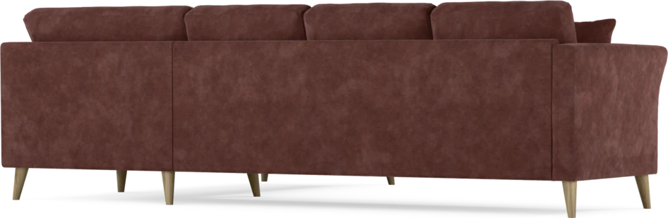 Eden - Hörnsoffa, 3+2-sits - Röd