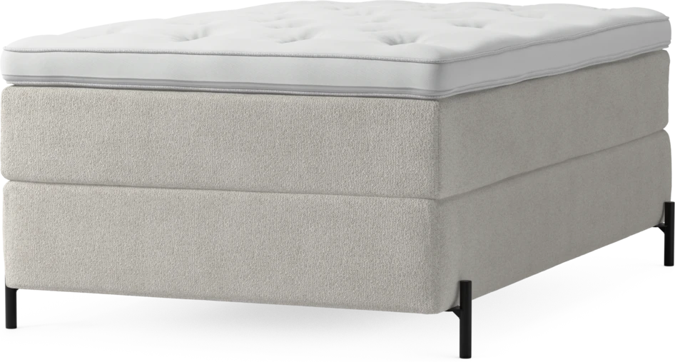 Delux Exclusive - Kontinentalsäng, enkelsäng 120 cm med bäddmadrass och sängben