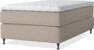 Delux Exclusive - Kontinentalsäng, enkelsäng 120 cm med bäddmadrass - Beige