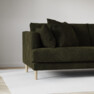 Harper - 3-sits soffa med divan vänster - Grön