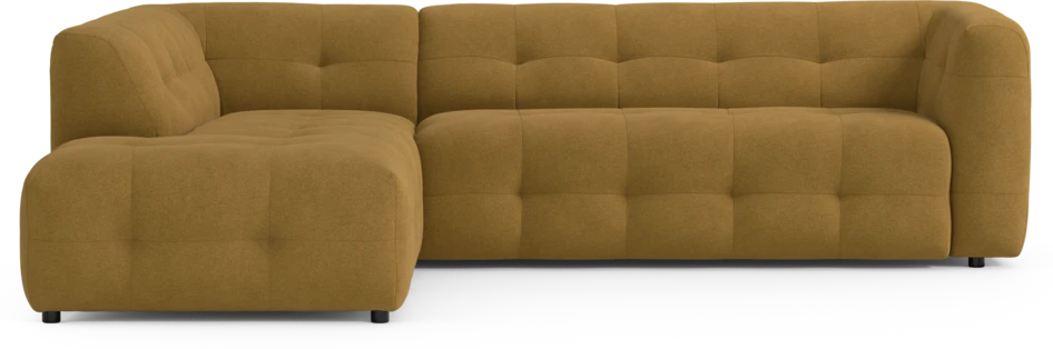 Bella - 3-sits soffa med divan vänster - Orange